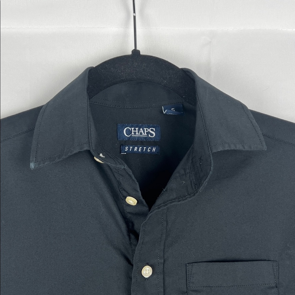 Chaps Boys Black‎ Dress Shirt - Picture 4 of 12